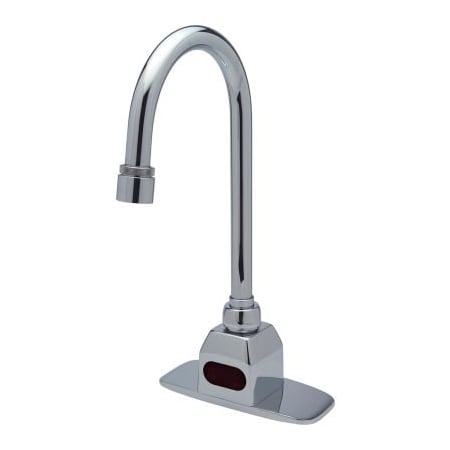 Zurn Zurn Z6920-XL-CP4-MT AquaSense Battery Powered Gooseneck Faucet, Mixing Tee, 4'' Cover Plate Z6920-XL-CP4-MT